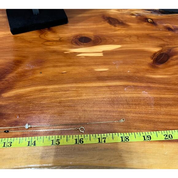 Vintage Set Layering Necklaces Chocker Dainty Chain Rice Beads White Black Korea - Picture 9 of 10